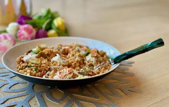 Le duo de couscous express aux tomates cerises rôties et au paprika fumé