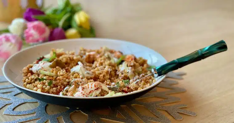 Le duo de couscous express aux tomates cerises rôties et au paprika fumé