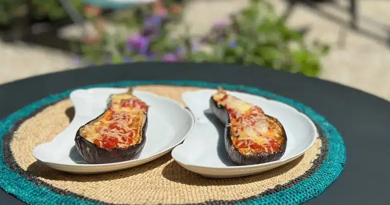 Les aubergines gratinées