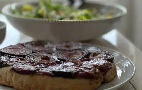 Ma tatin d’oignons rouges