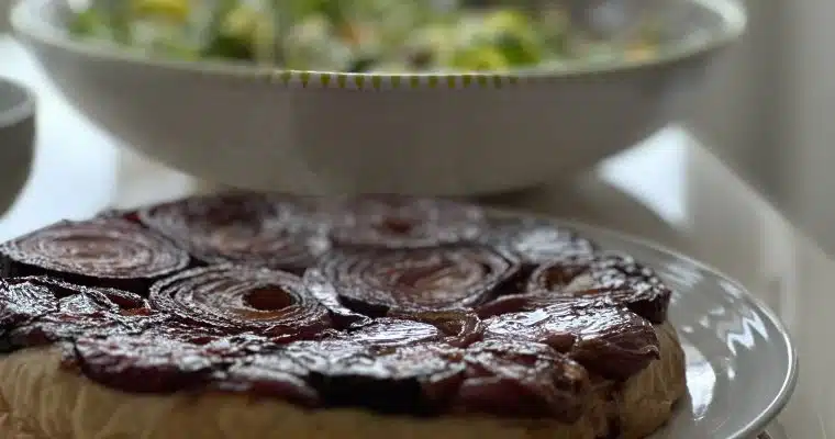 Ma tatin d’oignons rouges