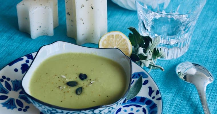 Le velouté d’endives à la sauge