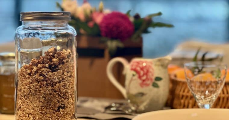 Mon granola sans gluten à la mode londonienne