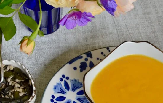 LE POTAGE AU POTIMARRON ET À LA COURGE FAÇON POL GRÉGOIRE