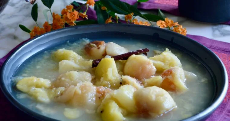 COMPOTE POIRE, POMME, CARDAMOME, GINGEMBRE