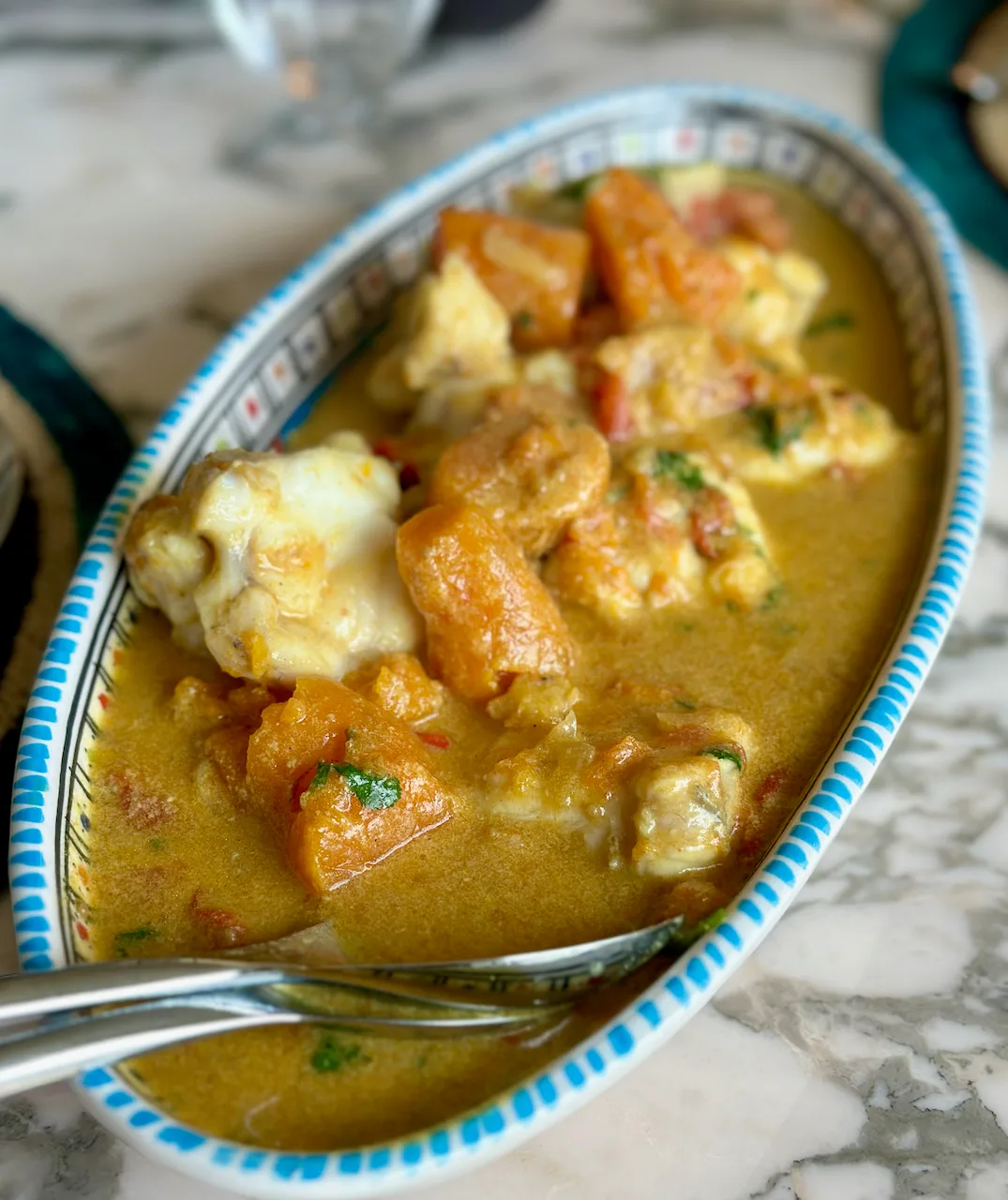 The monkfish curry, madagascan way