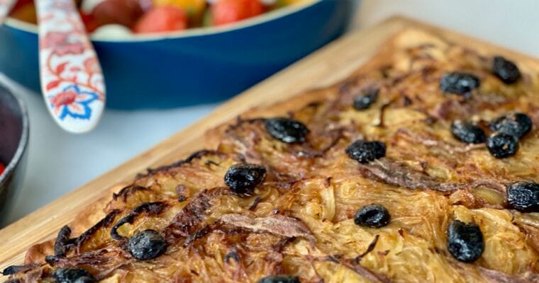 PISSALADIÈRE MAISON : LA RECETTE FONDANTE AUX OIGNONS CONFITS