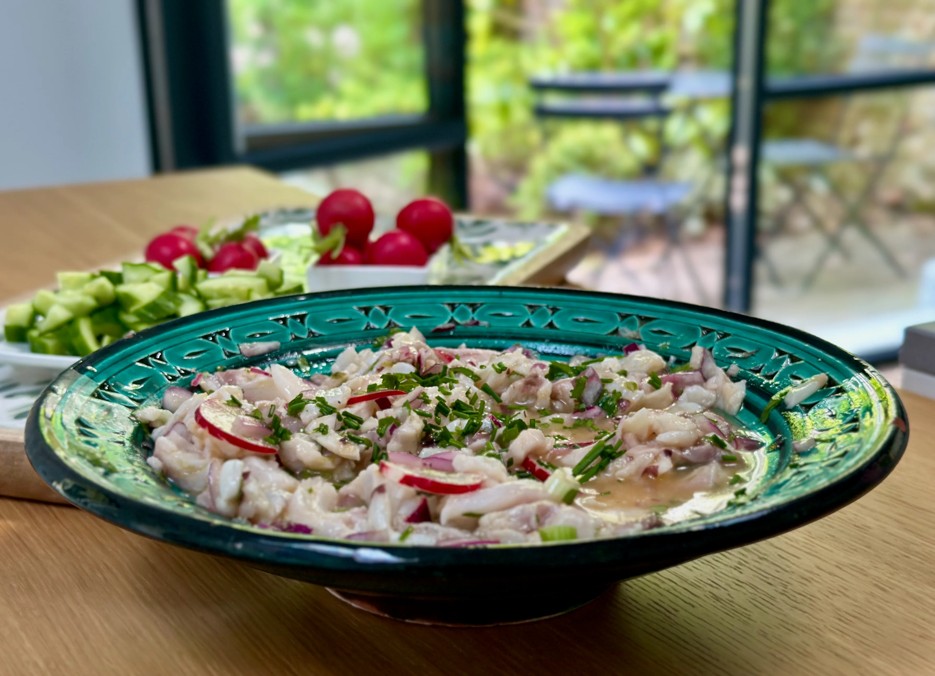 My version of Peruvian ceviche