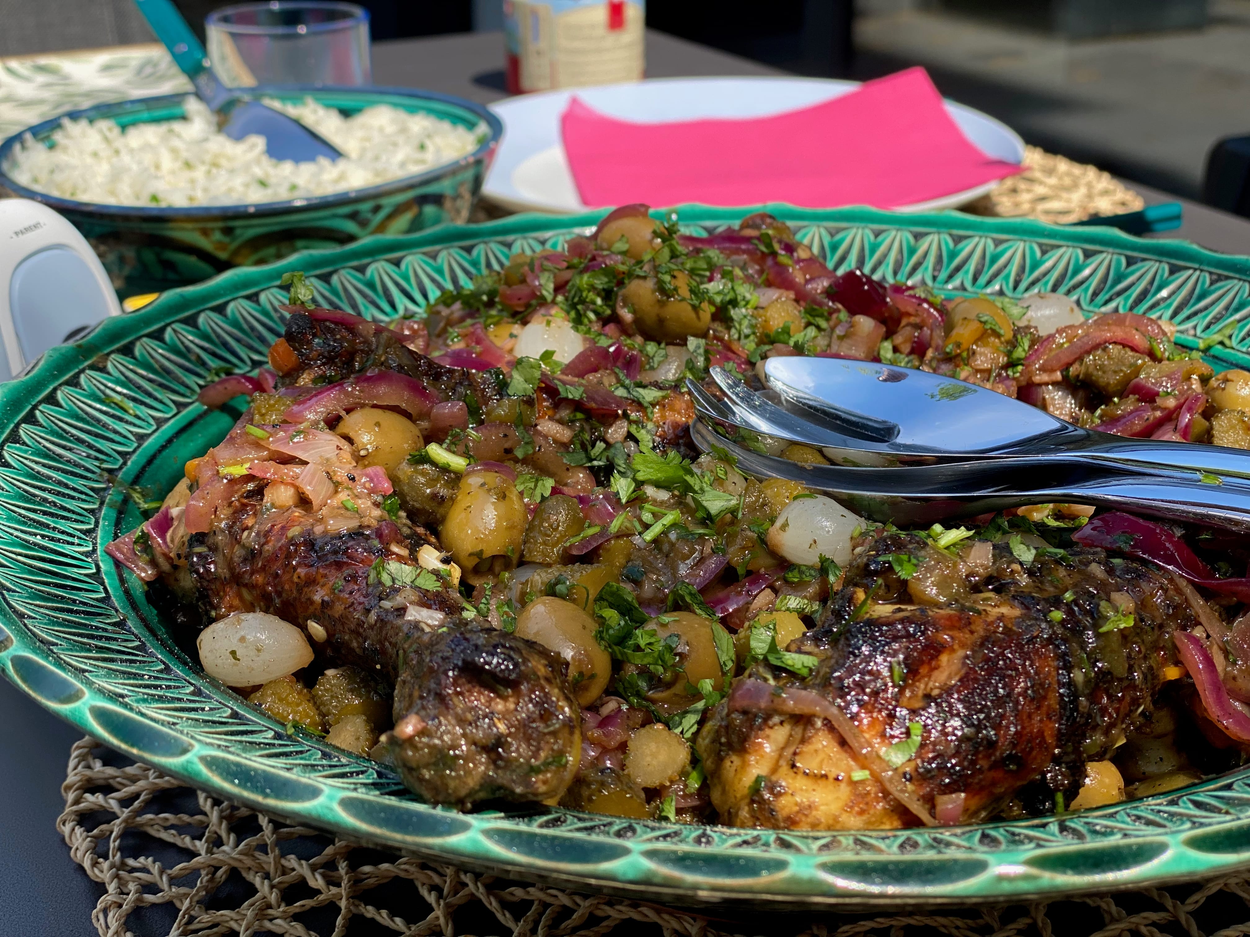 Nahed’s chicken Yassa
